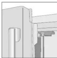 KENMORE 73302 - Foldaway door bar (mullion bar) - 2