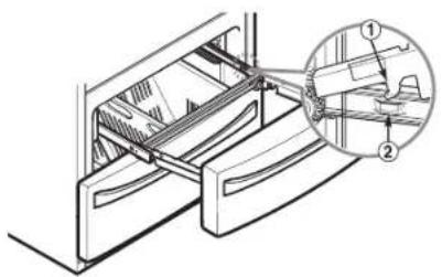 KENMORE 72597 - Replacing Top Freezer Drawer - 2