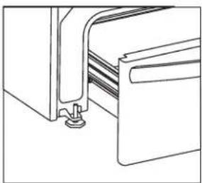 KENMORE 74459 - To remove and replace storage drawer (some models) - 2