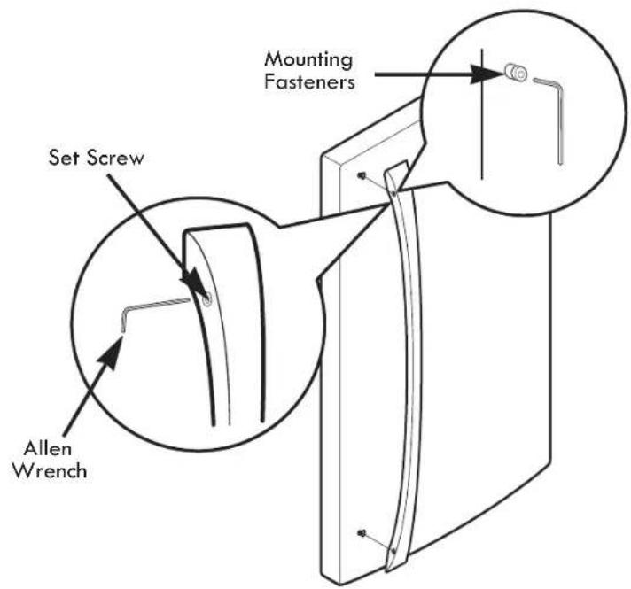 KENMORE 73107 - Removing Refrigerator Handle - 1