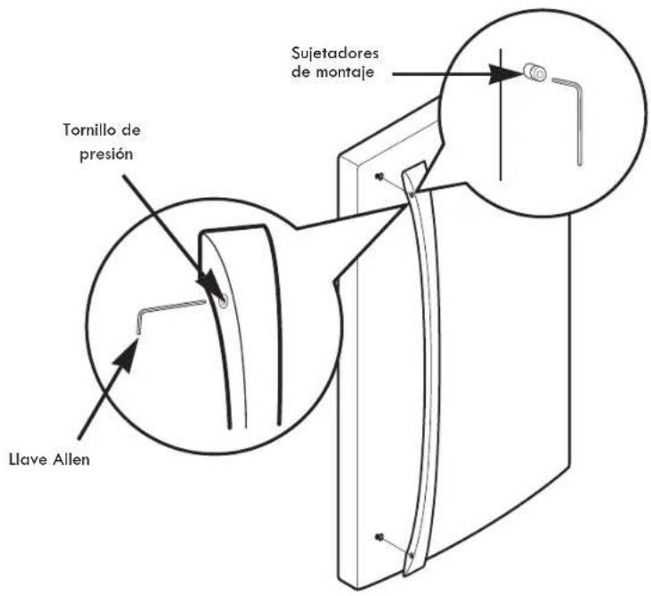 KENMORE 73107 - Desmontaje de la manija del refrigerador - 1