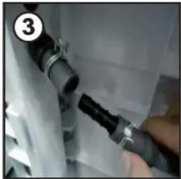 CANDY CSOH8A2TEZ/1K-19 - Fit the hose as follows - 3