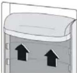 CANDY CSBS 9170IEM - Positioning the door balconies - 1