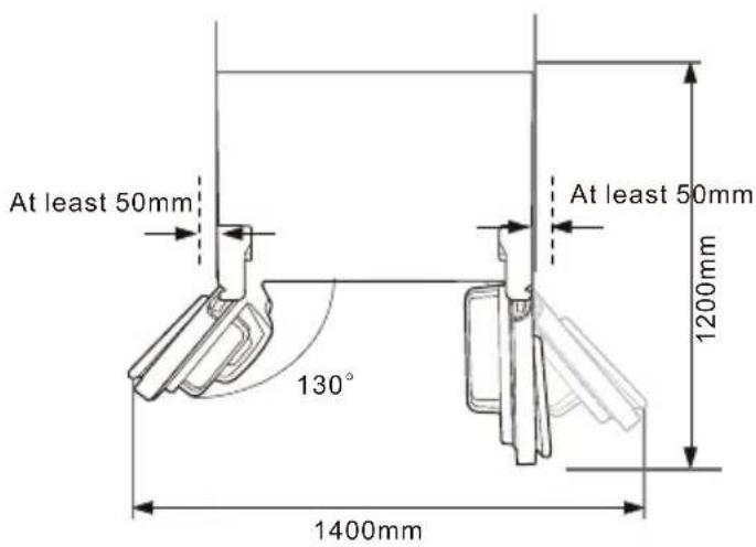 CANDY CSBS 9170IEM - Space Requirement - 2