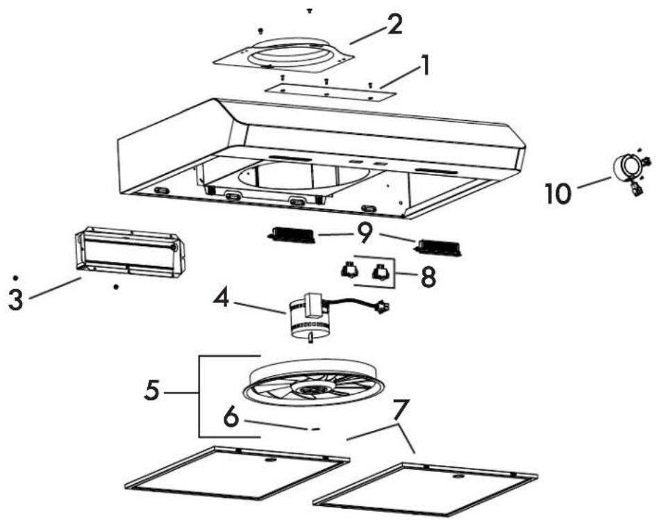 KENMORE 51392 - PIEZAS DE SERVICIO - 1