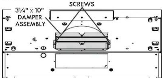 3¼" x 10" DAMPER ASSEMBLY SCREWS