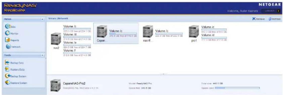 NETGEAR ReadyNAS R00RPL1 - Monitor the Network - 1