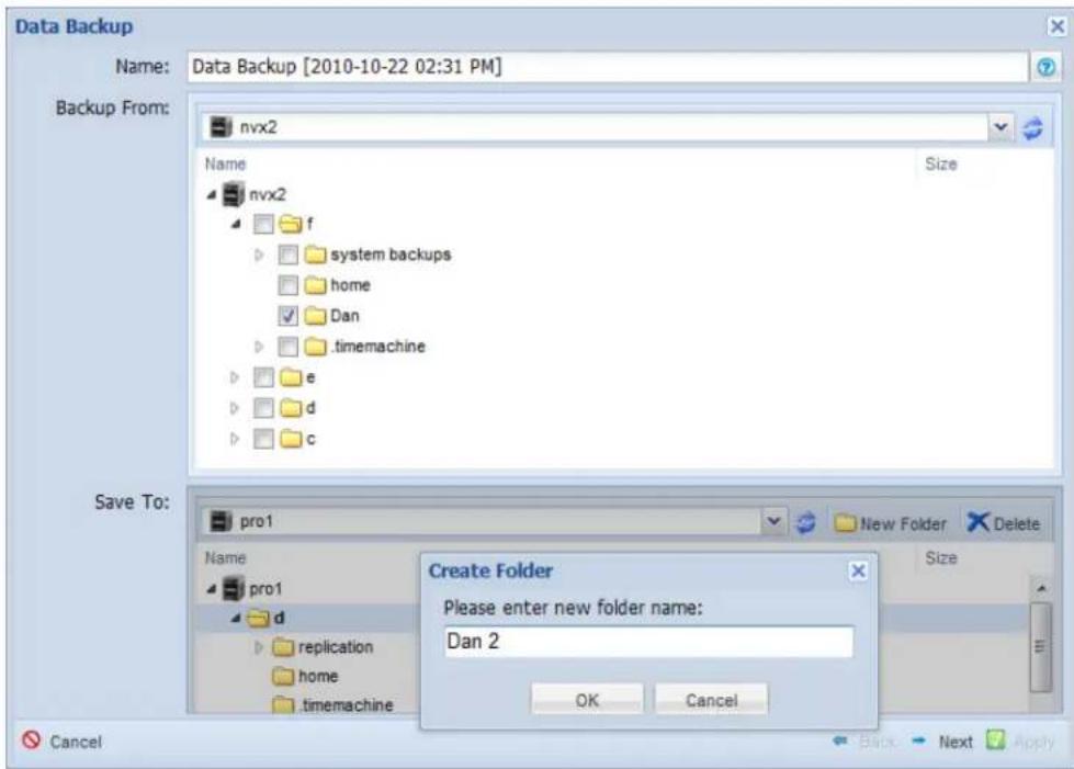 NETGEAR ReadyNAS R00RPL1 - To backup data: - 1
