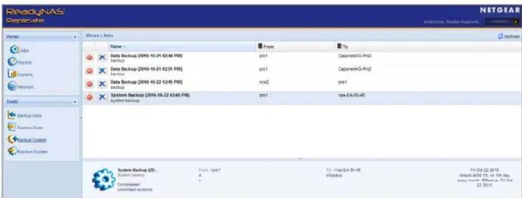 NETGEAR ReadyNAS R00RPL1 - To backup system data: - 3