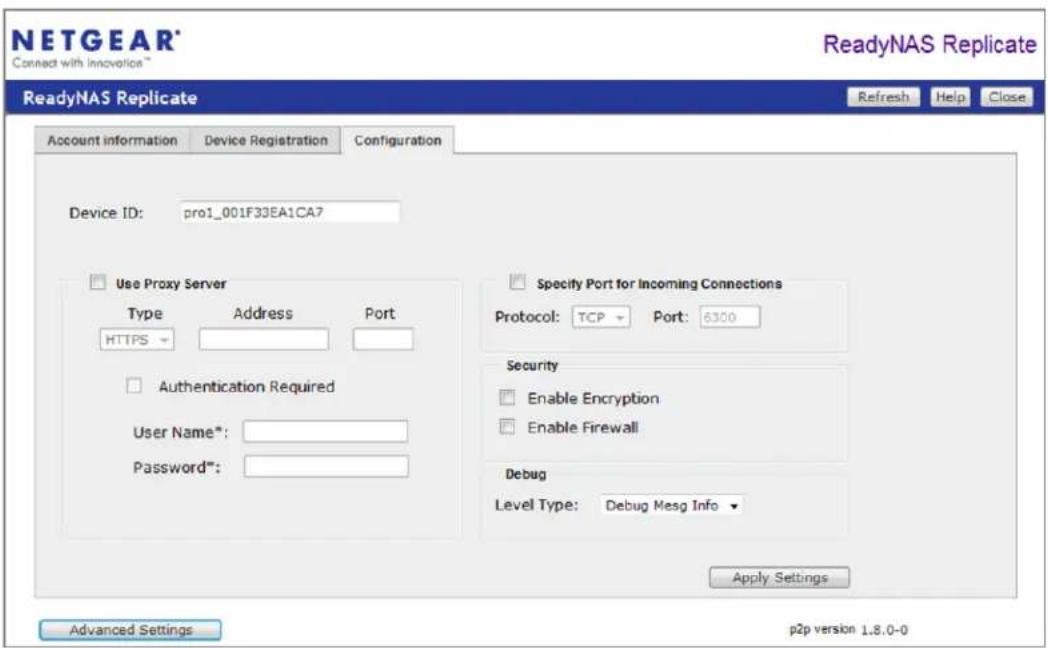 NETGEAR ReadyNAS R00RPL1 - To configure Proxy Settings: - 1