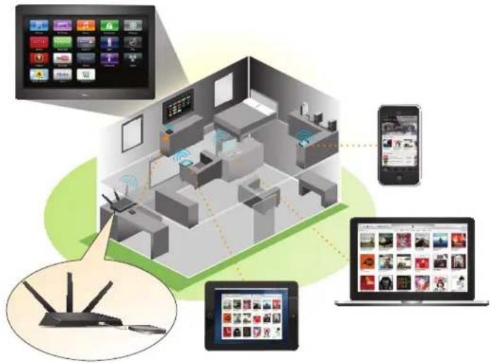 NETGEAR iTunes Server - Set Up the Router as an iTunes Server - 1