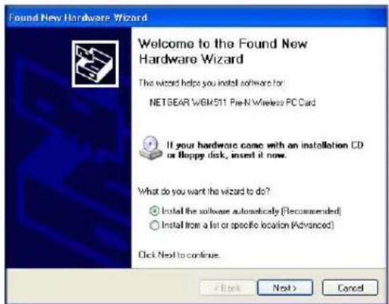 NETGEAR WGM511 - Install the NETGEAR Pre-N Wireless PC Card WGM511. - 1