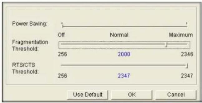 NETGEAR WGM511 - Advanced Settings Display - 1