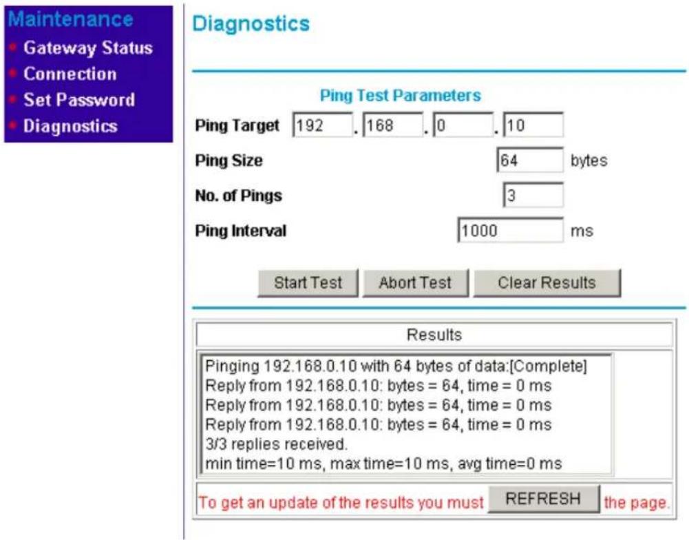 NETGEAR CG814M - Running Diagnostic Utilities - 1