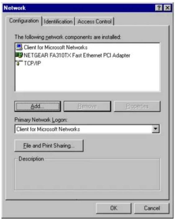 NETGEAR CG814M - Install or Verify Windows Networking Components - 1