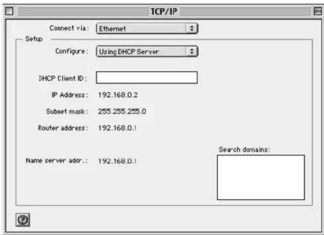 NETGEAR CG814M - Verifying TCP/IP Properties for Macintosh Computers - 1