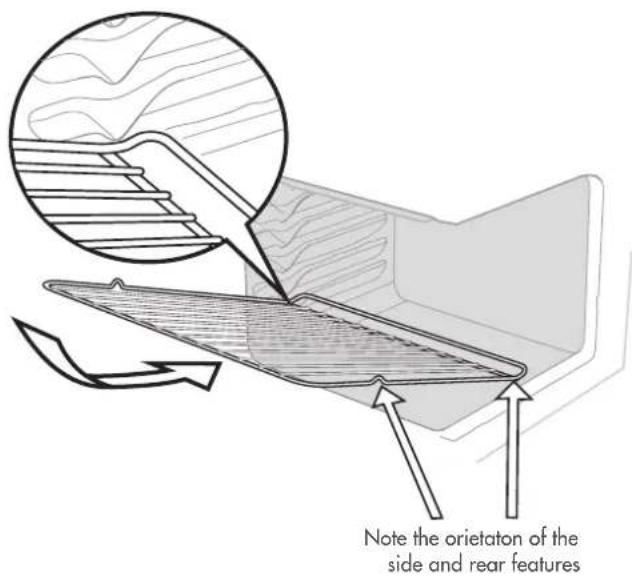 Chef CFG504WBNG - Fitting oven shelves - 1