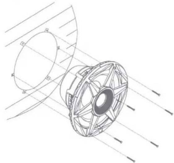 JBL Stadium Marine 62 - MOUNTING THE SPEAKER - 2
