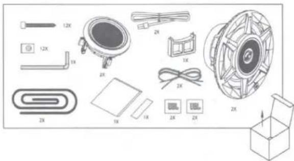 JBL Stadium Marine 62 - WHAT'S IN THE BOX - 2