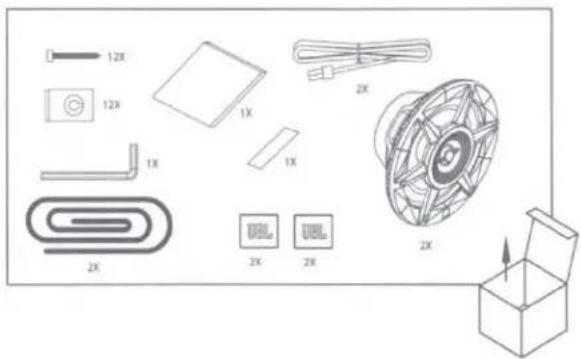 JBL Stadium Marine 62 - WHAT'S IN THE BOX - 1
