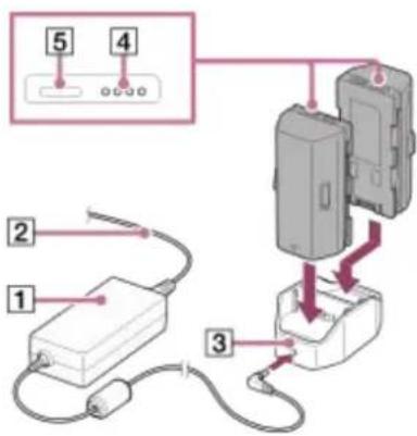 Diagram showing cable connection to a device with labeled components and directional arrows indicating wiring or movement.