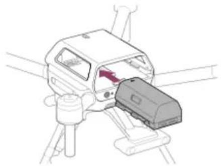 SONY Airpeak S1 - Load the battery packs in the aircraft. - 1