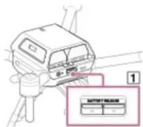 Diagram showing a car with a labeled control panel, likely for vehicle safety or diagnostic testing.