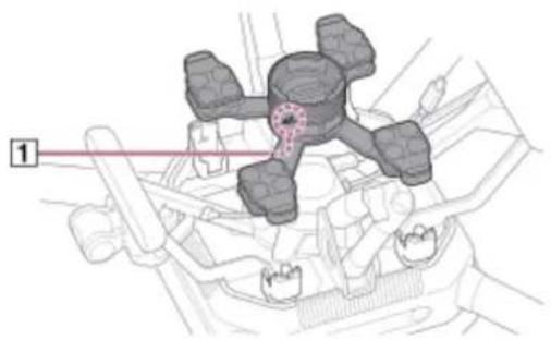 SONY Airpeak S1 - Attach the damping plate to the aircraft. - 1