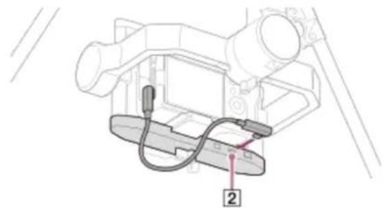 SONY Airpeak S1 - Connecting cables between the camera and gimbal - 2