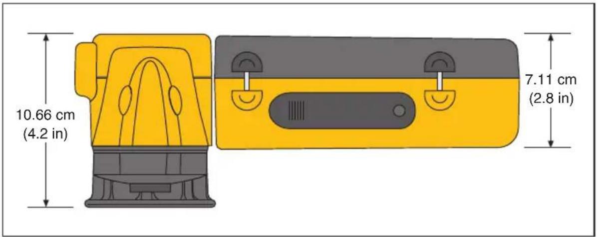 FLUKE TiR3FT - Camera Specifications and Dimensions - 1