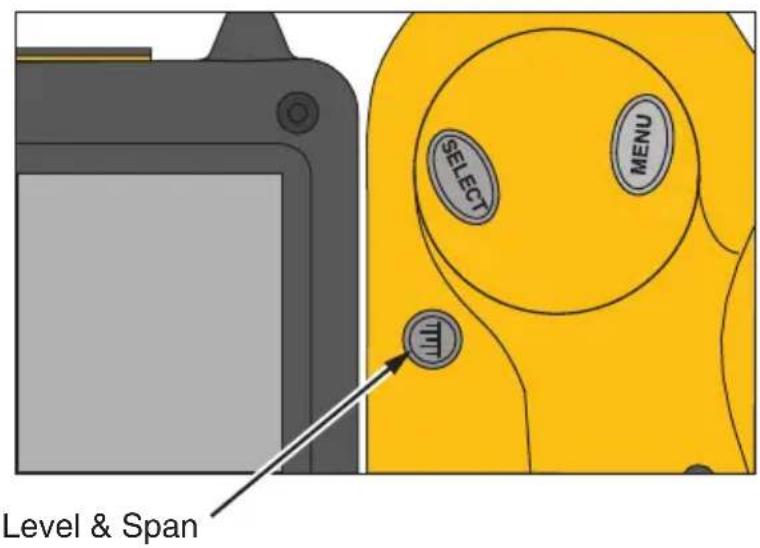 FLUKE TiR3FT - Set Temperature Level and Span - 1