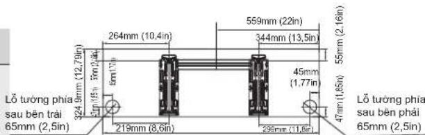 SAMSUNG AR18TYHQASIXSV - KÍCH THƯỚC TẢM GẢN - 4