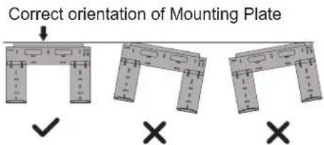SAMSUNG AR12TYHQASIXSV - MOUNTING PLATE DIMENSIONS - 1