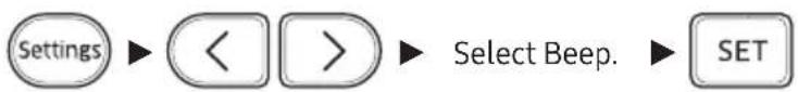 SAMSUNG AR09MSFHRWKNSV - Beep sound function - 1
