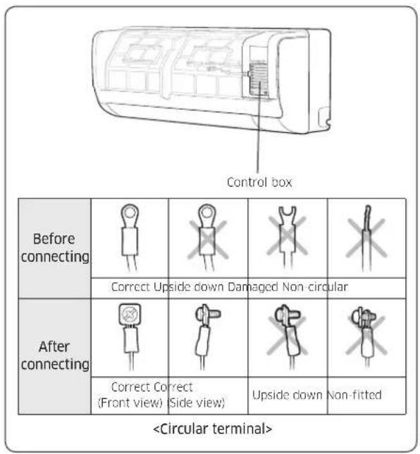 SAMSUNG AR12KCFHDWKNSV - Indoor Unit Installation - 1