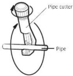 SAMSUNG AR12KCFHDWKNSV - Step 2.7 Shortening or extending the refrigerant pipes (assembly pipe) - 1