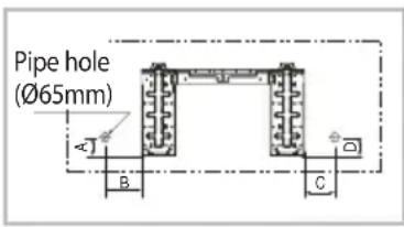 SAMSUNG AR30KSFTAWQNSA - Fixing the installation plate - 3