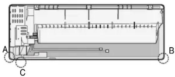 SAMSUNG AR30KSFTAWQNSA - Installing and connecting the assembly pipe of the indoor unit - 1