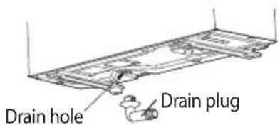 SAMSUNG AR30KSFTAWQNSA - Installing and connecting the drain hose of the outdoor unit - 2