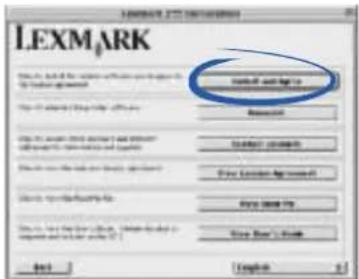 LEXMARK N1 - Mac OS 8.6 to 9.2, software not previously installed - 2