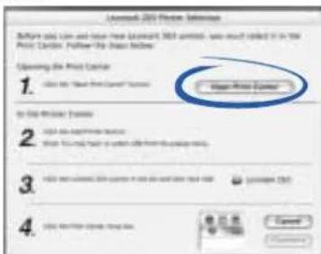LEXMARK N1 - Mac OS X version 10.0.3 to 10.1, software previously installed - 8
