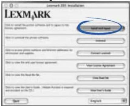 LEXMARK N1 - Mac OS X version 10.0.3 to 10.1, software not previously installed - 3