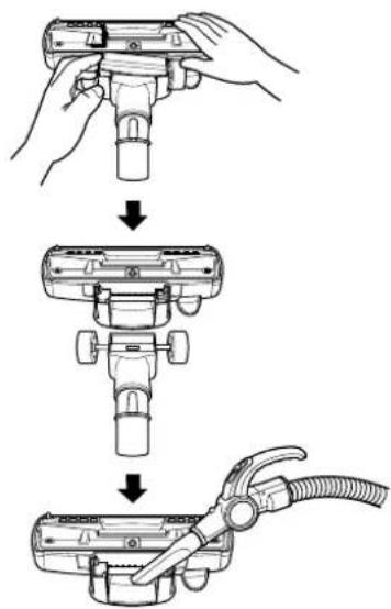 LG V-KC681HT - How to use Using the Carpet and floor nozzle - 2