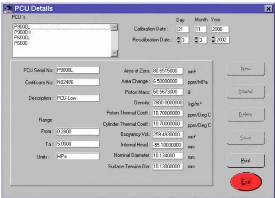 FLUKE P3800 - Managing PCU Details - 1