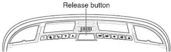 CLARION OHM875VD - Opening the monitor - 1