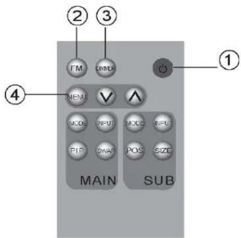 CLARION OHM153 - Mode button - 1
