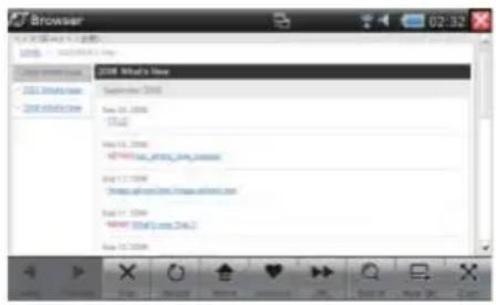 CLARION NR1UW - Tap the "What's new" [Go] key. - 1