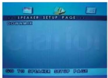 CLARION OHM1575VD - Speaker setup page - 1