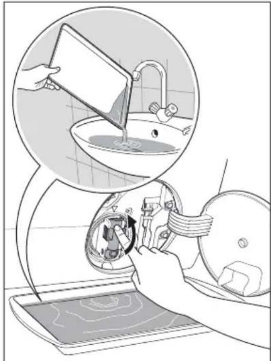 ELECTROLUX EWF1142BDWA - To clean the drain pump: - 4