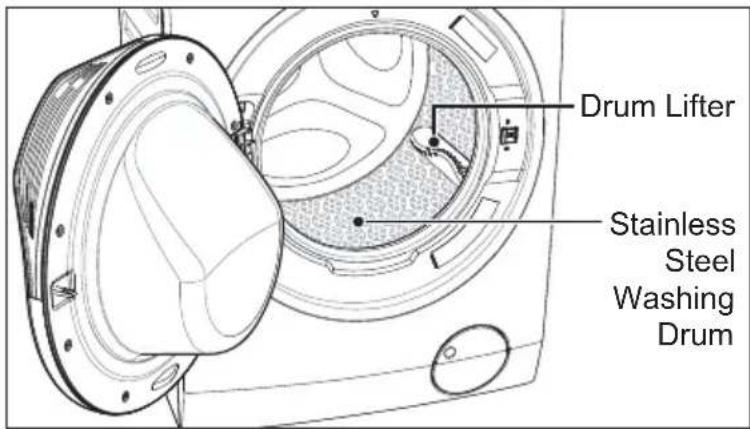 Drum Lifter Stainless Steel Washing Drum